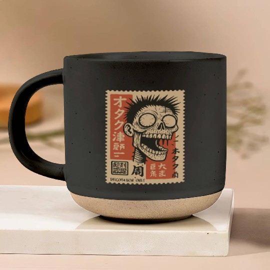 Zombie Stamp – Decoration Only Edition Pottery Mugs