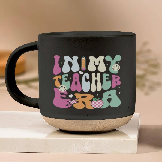 In My Teacher Era, Teacher Appreciation Gift Pottery Mugs