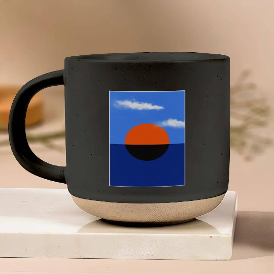 Bauhaus Summer Horizon Pottery Mugs