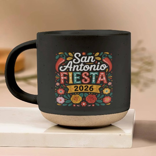 San Antonio 2026 Fiesta Cinco De Mayo Texas Pottery Mugs