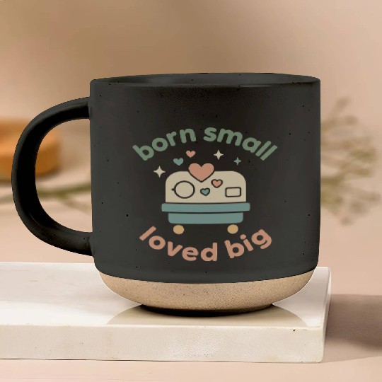 NICU Sibling Preemie Big Brother Big Sister Pottery Mugs