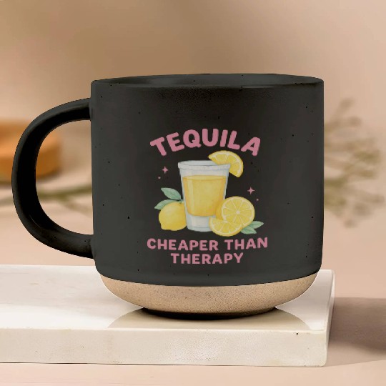 Tequila therapy Lemon Summer Pottery Mugs