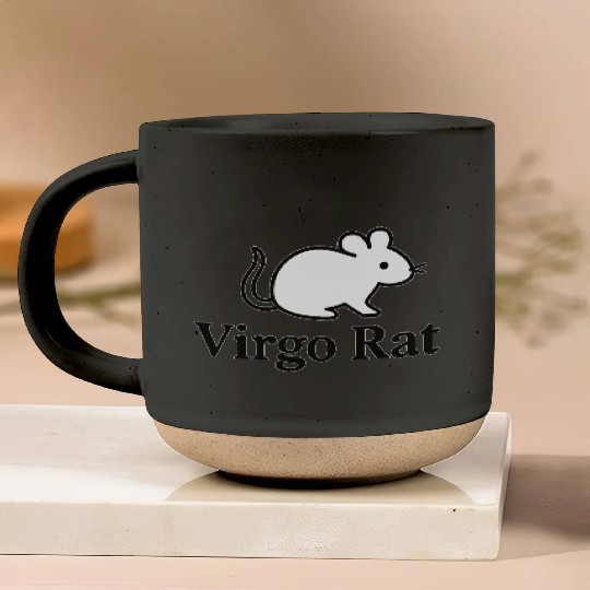 Virgo Rat Pottery Mugs