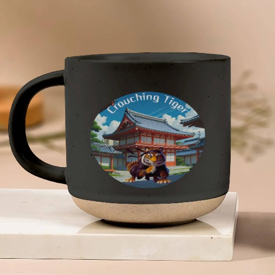 Crouching Tiger Pottery Mugs