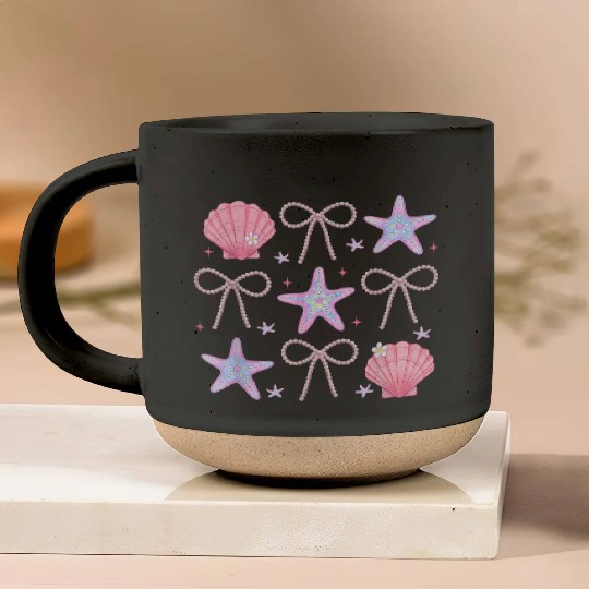 Under the Sea Sparkle Pottery Mugs