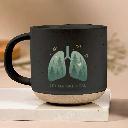 Let Nature Heal – Mental Health Meets Environment Pottery Mugs