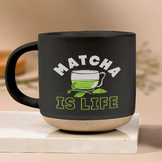 Matcha Green Tea Lover Tea Pottery Mugs
