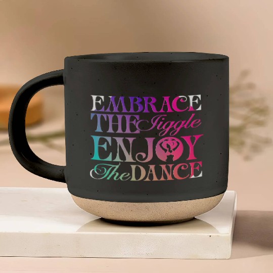 Belly Dancing Persian Dancer Embrace The Jiggle Pottery Mugs