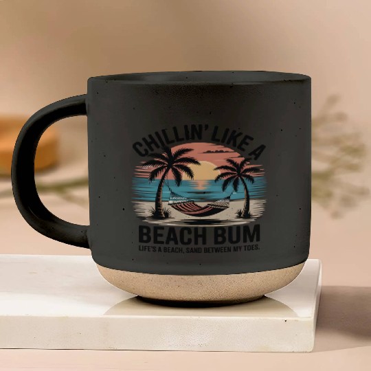 Chillin’ Like a Beach B Pottery Mugs