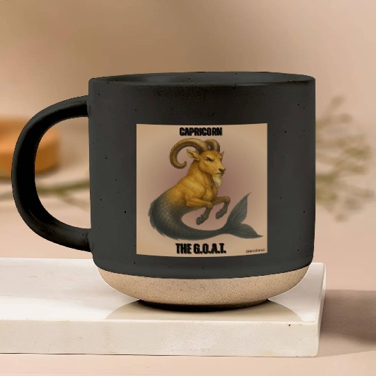 Capricorn The Mythical Sea Goat Pottery Mugs