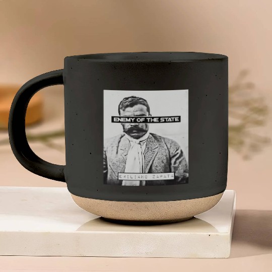 Emiliano Zapata (EOTS) (B&W) Pottery Mugs
