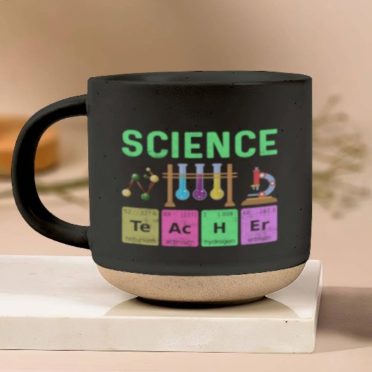 Science Art Teacher - Colorful Periodic Table Pottery Mugs