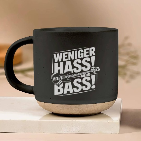 Weniger Hass, Mehr Bass! Pottery Mugs