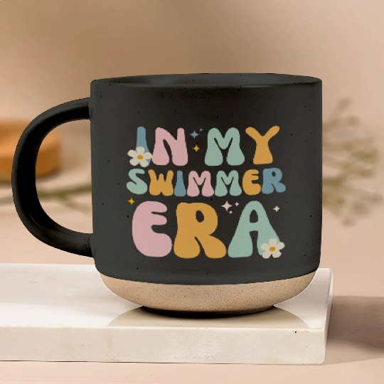In my swimmer era - Swim Swimming Pool  Pottery Mugs