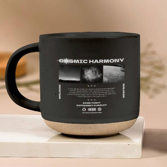 Celestial Space and Night Sky Artwork Pottery Mugs