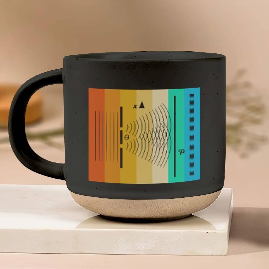 Quantum Physics Science Experiment Pottery Mugs
