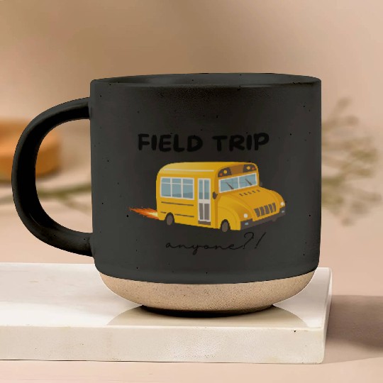 Field Trip Anyone Pottery Mugs, Teacher Pottery Mugs, Gift for Tea