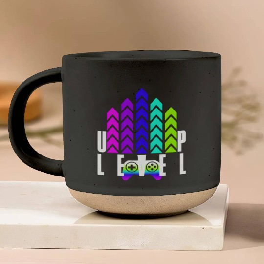 Level Up Gaming Pottery Mugs