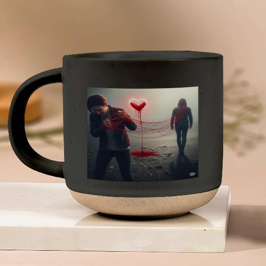 The Bleeding Heart Pottery Mugs