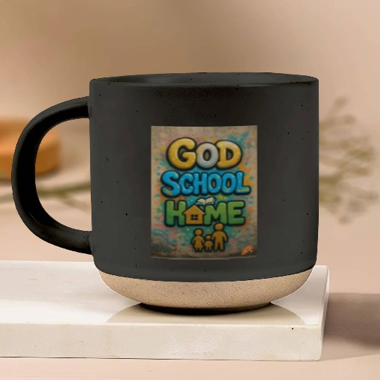 Vibrant Graffiti Style God School Home Design Pottery Mugs