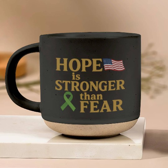 Childhood Cancer Awareness Pottery Mugs