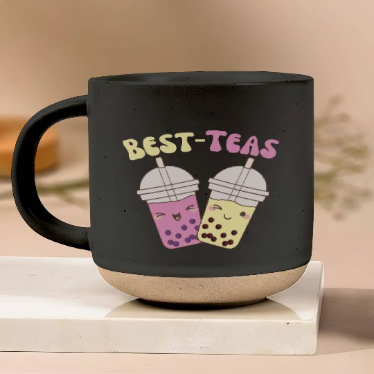 Best-Teas Cute Kawaii Bubble Tea Boba Tea Pottery Mugs