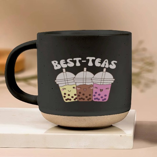 Best-Teas Cute Kawaii Bubble Tea Boba Tea Pottery Mugs
