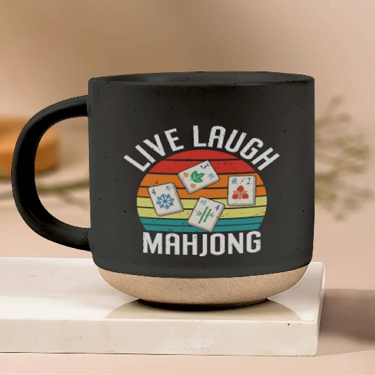 Retro Mahjong Gift Mah-Jongg Player Game Tiles Pottery Mugs