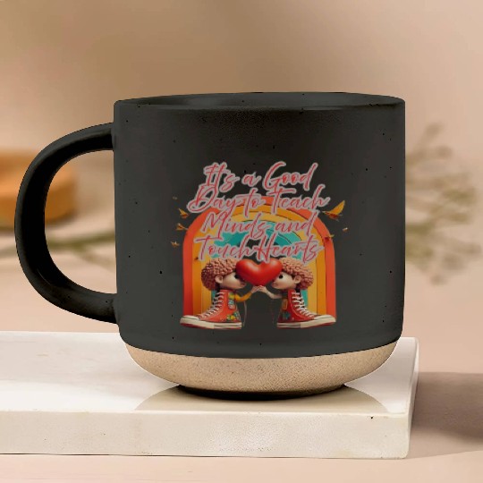 Inspirational Back-to-School Quote Design Pottery Mugs
