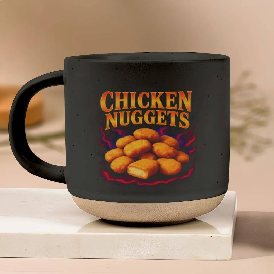 Chicken Nuggets Favorite Food Weird 90s Nuggets Pottery Mugs