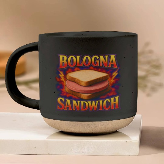Bologna Sandwich Favorite Food Weird 90s Bologna Pottery Mugs
