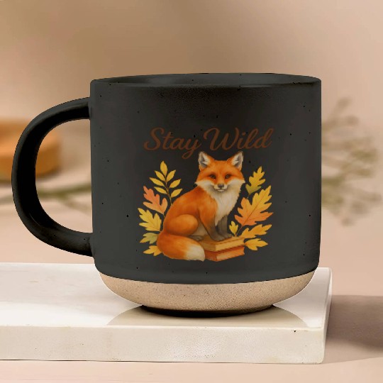 Stay Wild – Autumn Fox Pottery Mugs