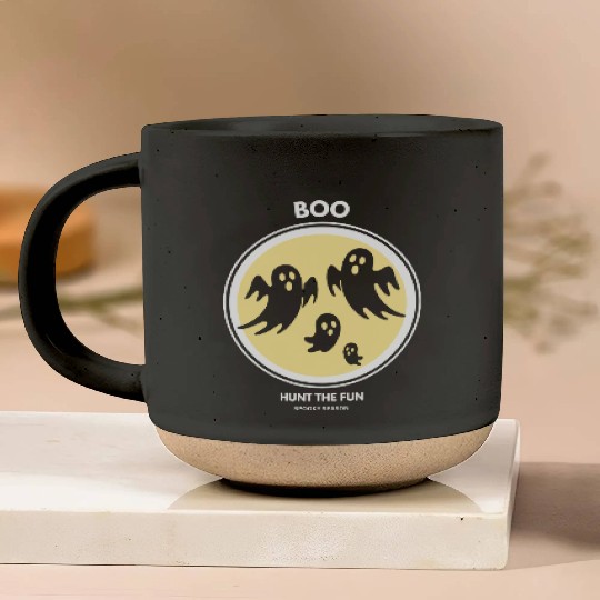 Boo Ghost Halloween Spooky Season Pottery Mugs