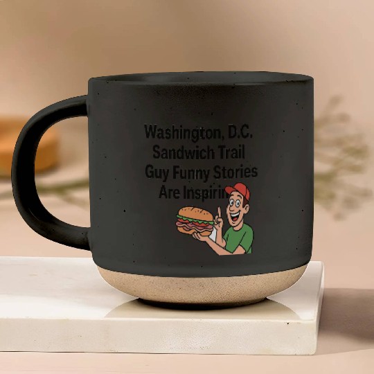 Washington DC Sandwich Throw Guy  Pottery Mugs