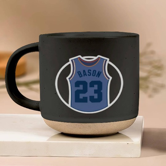 Bason 23 Basketball Jersey Design Pottery Mugs