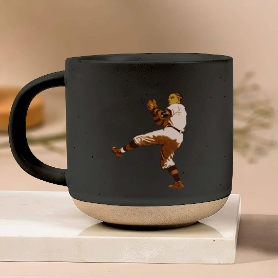 Baseball Pitcher Pottery Mugs