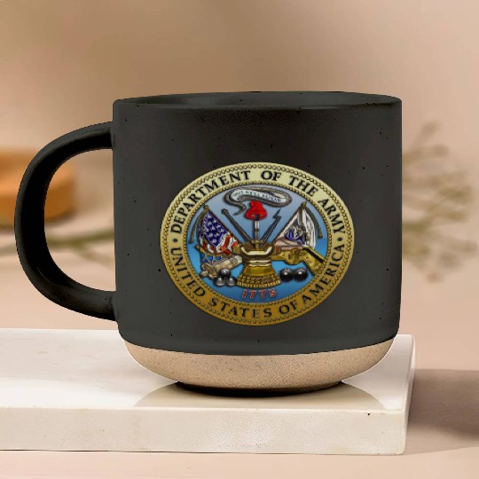 US Army Seal Pottery Mugs