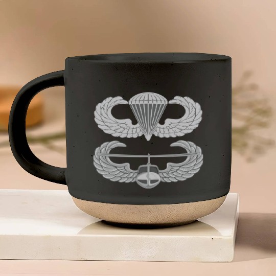 Airborne Air Assault Pottery Mugs