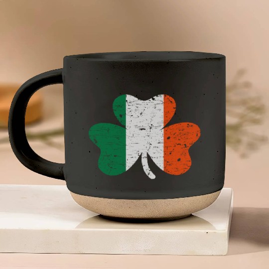 Ireland Shamrock Pottery Mugs