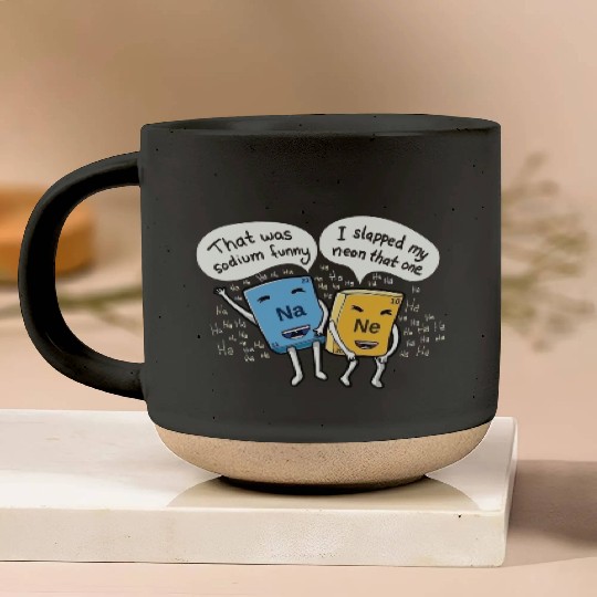 Chemistry joke sodium and neon Pottery Mugs