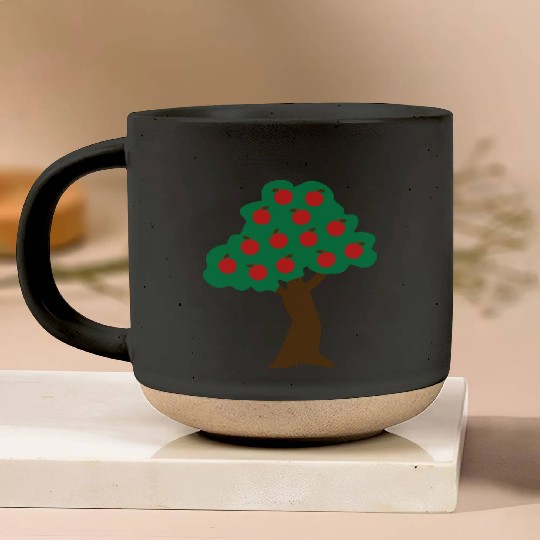 ♥ټApple Tree-Eat More Awesome Fruitټ♥ Pottery Mugs