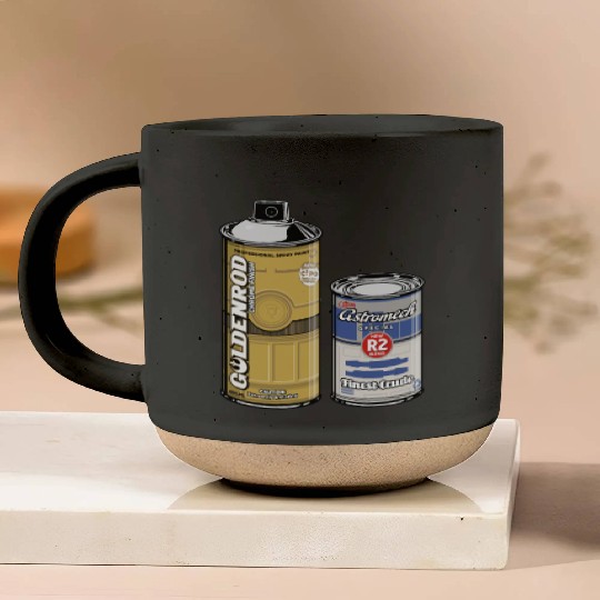 Funny Star Wars r2d2 and c3p0 parody Pottery Mugs
