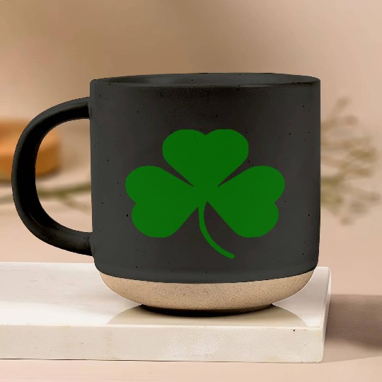 Shamrock - St. Patrick's Day Pottery Mugs