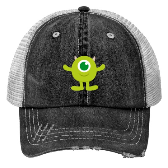 Disney-Parks Monsters Inc Mike Wazowski Print Trucker Hats