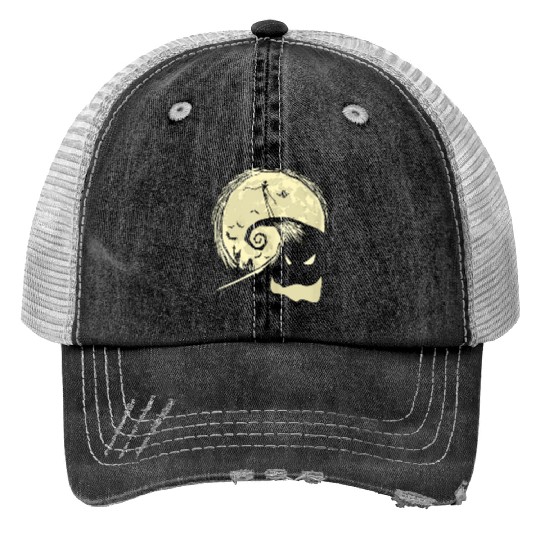 disneys The Nightmare Before Christmas Jack And Oogie Boogie Print Trucker Hats