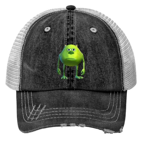 Disney-Parks Monsters Inc Mike Wazowski Print Trucker Hats