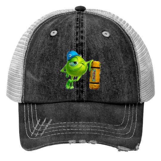 Disney-Parks Monsters Inc Mike Wazowski Print Trucker Hats