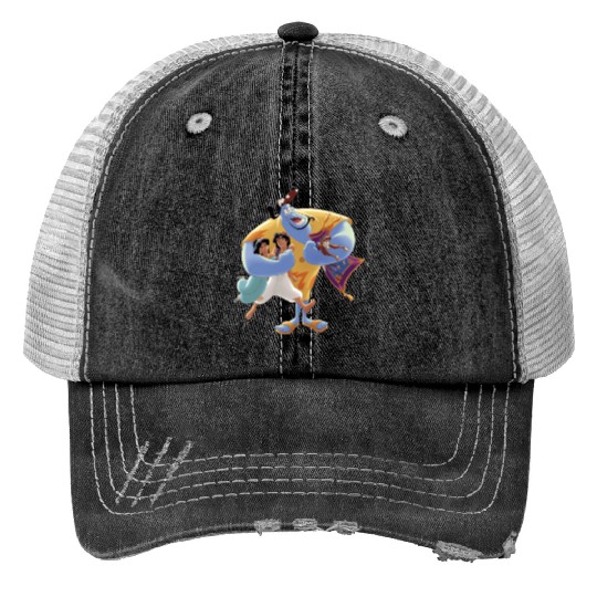Aladdin Disneys Print Trucker Hats