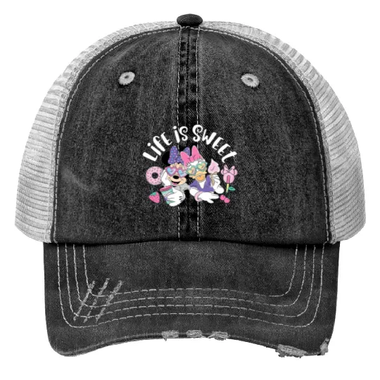 Disney - Minnie Daisy Life Is Sweet Print Trucker Hats