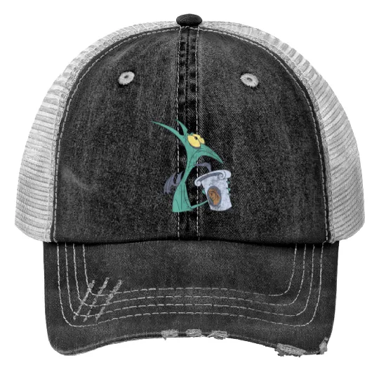 Disney Hercules I Am Panic Distressed Big Chest Portrait Gifts  Print Trucker Hats